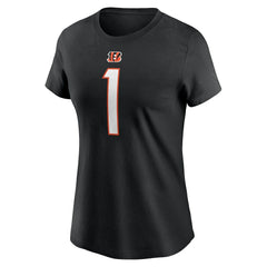 Ja'Marr Chase Women's Player Name & Number T-Shirt - Cincinnati Bengals