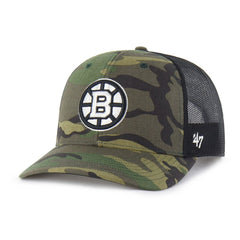 NHL Camo Boston Bruins '47 Trucker Snapback Hat