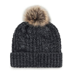 NHL Black Boston Bruins '47 Women's Meeko Cuffed Knit Hat