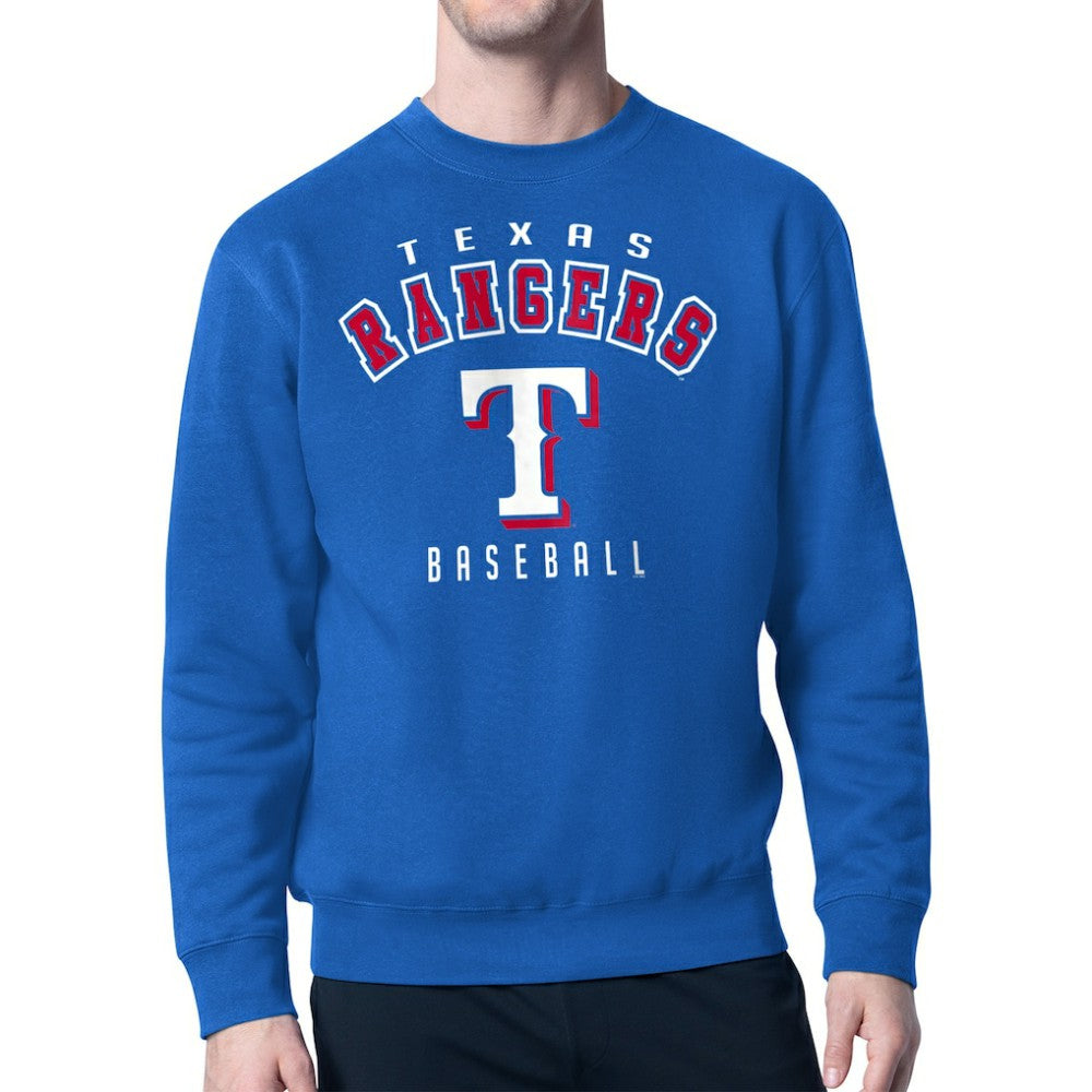 MLB Texas Rangers Starter Team Logo Fleece Pullover Sweatshirt