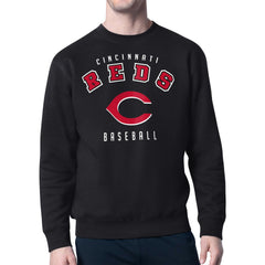 MLB Cincinnati Reds Starter Team Logo Fleece Pullover Sweatshirt