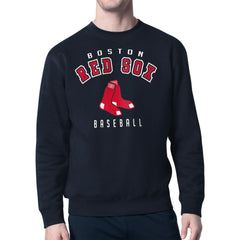MLB Boston Red Sox Starter Team Logo Fleece Pullover Sweatshirt