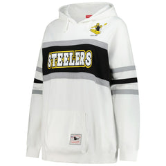 Women's Plus Size Head Coach Throwback Pullover Hoodie - Pittsburgh Steelers