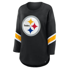 Women's Plus Size Redzone 3/4-Sleeve Scoop Neck T-Shirt - Pittsburgh Steelers