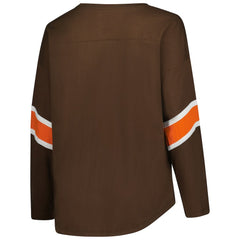 Women's Plus Size Redzone 3/4-Sleeve Scoop Neck T-Shirt - Cleveland Browns