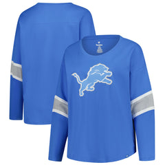Women's Plus Size Redzone 3/4-Sleeve Scoop Neck T-Shirt - Detroit Lions