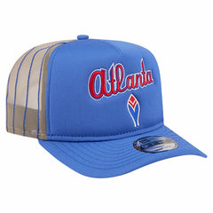 MLB Atlanta Braves New Era Vintage Arched Foam Front 9FIFTY A-Frame Adjustable Trucker Hat
