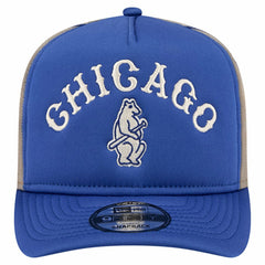 MLB Chicago Cubs New Era Vintage Arched Foam Front 9FIFTY A-Frame Adjustable Trucker Hat