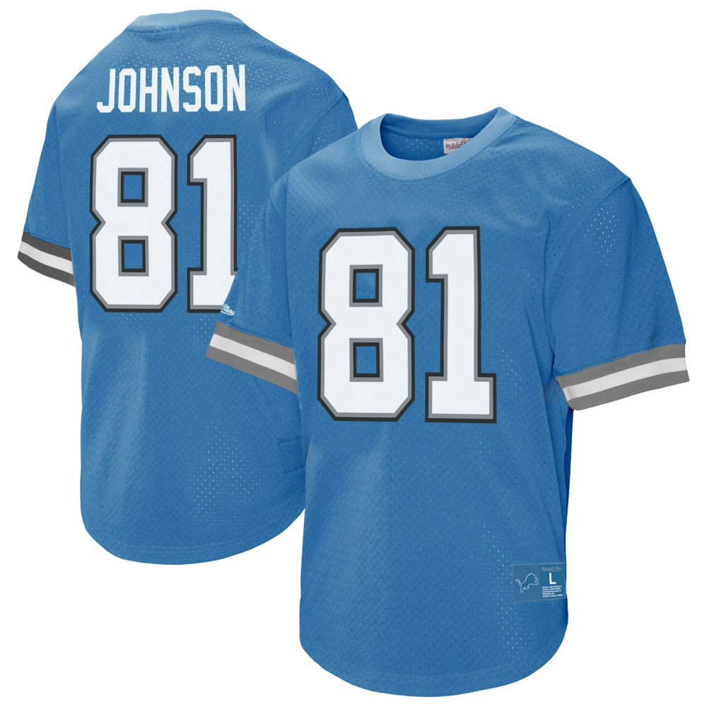 Calvin Johnson Retired Player Name & Number Mesh Top - Detroit Lions