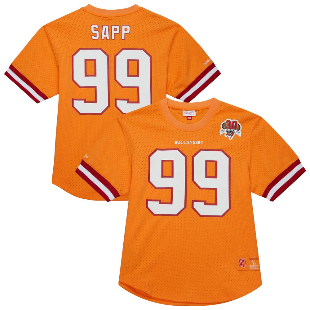 Warren Sapp Retired Player Name & Number Mesh Top - Tampa Bay Buccaneers
