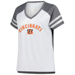 Joe Burrow Women's Plus Size Bling V-Neck T-Shirt - Cincinnati Bengals