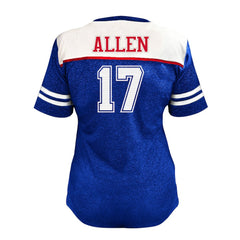 Josh Allen Women's Plus Size Bling V-Neck T-Shirt - Buffalo Bills
