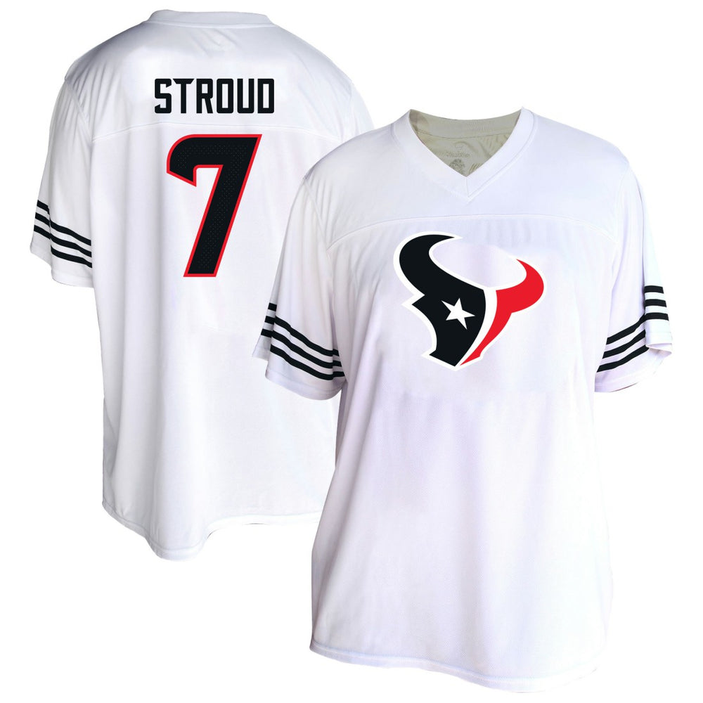 C.J. Stroud Women's Plus Size Fashion Jersey - Houston Texans