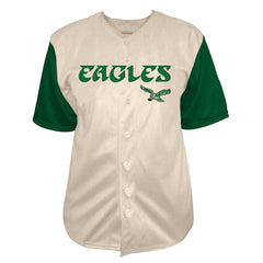 Saquon Barkley Big & Tall Baseball Button-Up Shirt - Philadelphia Eagles