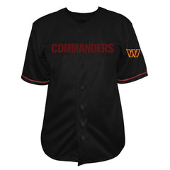 Jayden Daniels Big & Tall Baseball Button-Up Shirt - Washington Commanders
