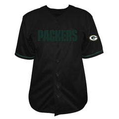 Jordan Love Big & Tall Baseball Button-Up Shirt - Green Bay Packers
