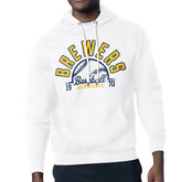 MLB Milwaukee Brewers Starter Half Ball Team Graphic Pullover Hoodie