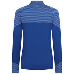 MLB Los Angeles Dodgers Levelwear Women's Classic Stripes Insignia 2.0 Raglan Quarter-Zip Top