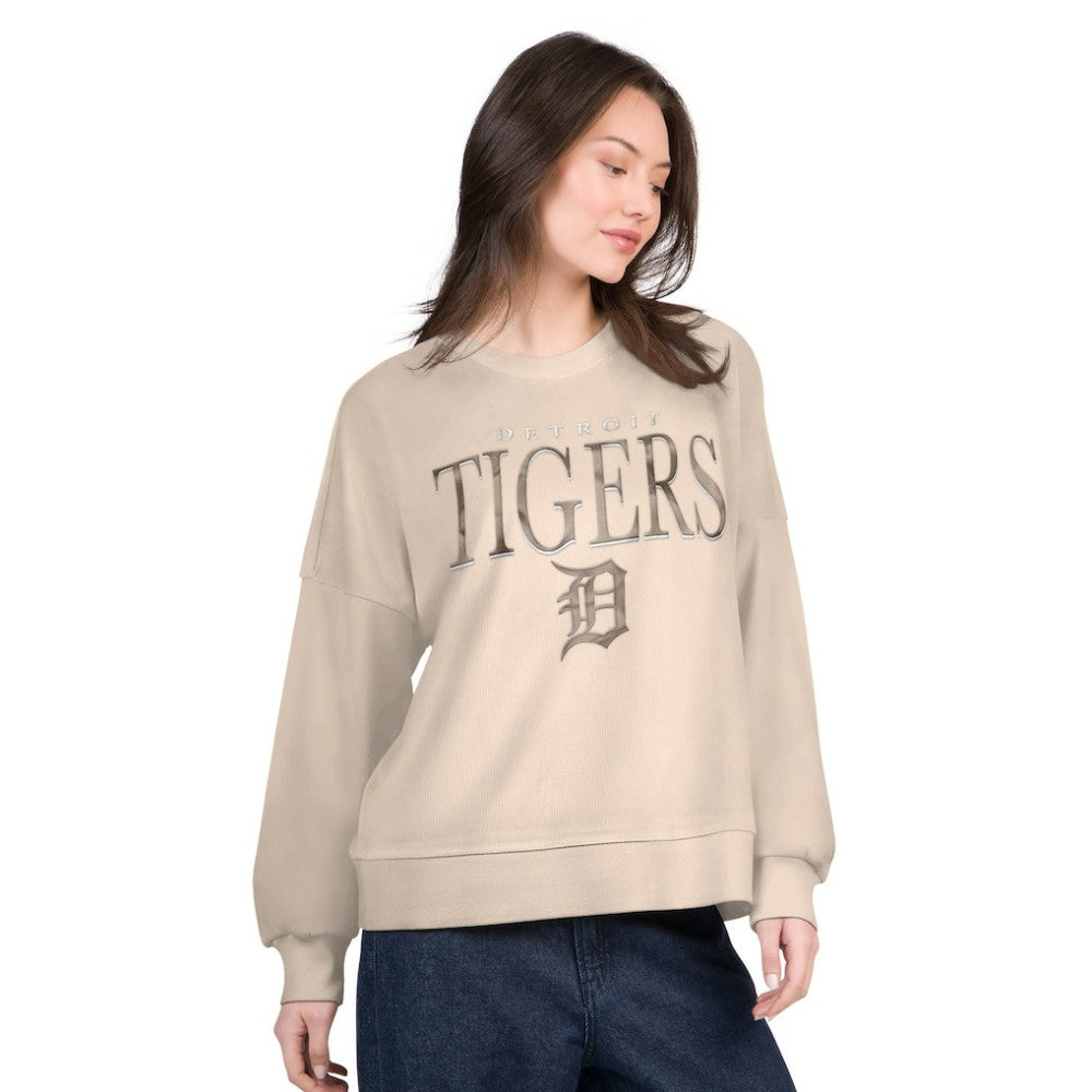 MLB Detroit Tigers G-III 4Her by Carl Banks Women's Oversized Vet II Sweatshirt