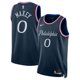 NBA Tyrese Maxey Philadelphia 76ers Unisex 2025/26 Swingman Jersey