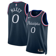 NBA Tyrese Maxey Philadelphia 76ers Unisex 2025/26 Swingman Jersey