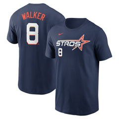 MLB Christian Walker Houston Astros Nike 2025 City Connect Fuse Name & Number T-Shirt