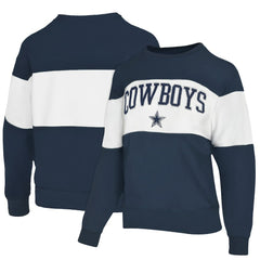 Lauren James Women's Bling Colorblock Terry Sweatshirt - Dallas Cowboys