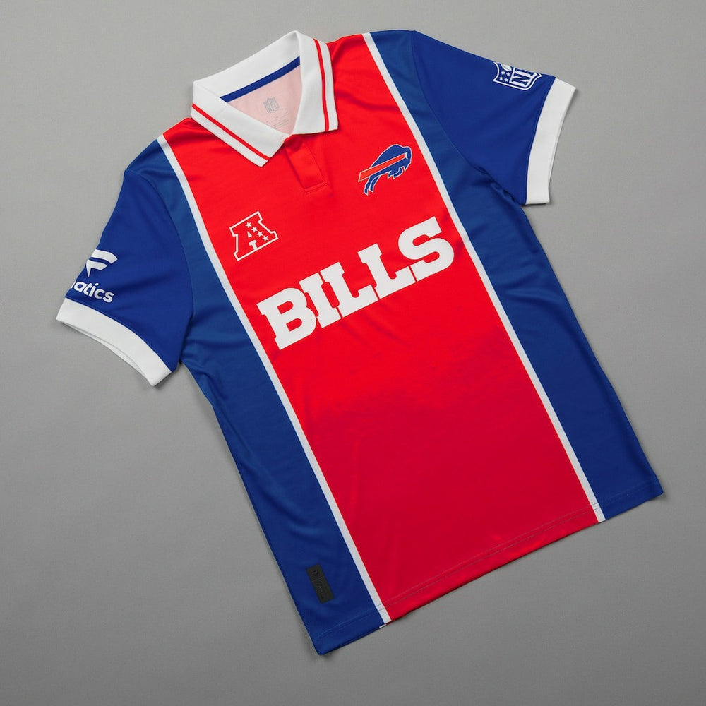 NFL Football x Football Collared Fan Top - Buffalo Bills