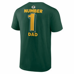 #1 Dad Jersey T-Shirt - Green Bay Packers