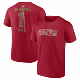 #1 Dad Jersey T-Shirt - San Francisco 49ers
