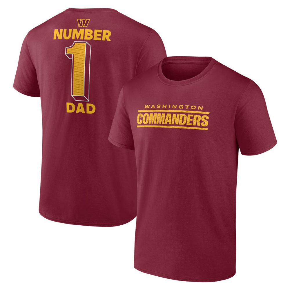 #1 Dad Jersey T-Shirt - Washington Commanders