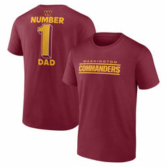 #1 Dad Jersey T-Shirt - Washington Commanders