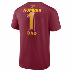 #1 Dad Jersey T-Shirt - Washington Commanders