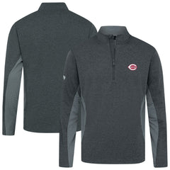 MLB Cincinnati Reds Levelwear Waffle Insignia 2.0 Quarter-Zip Pullover