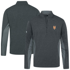 MLB New York Mets Levelwear Waffle Insignia 2.0 Quarter-Zip Pullover