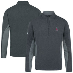 MLB Los Angeles Angels Levelwear Waffle Insignia 2.0 Quarter-Zip Pullover