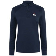 MLB Minnesota Twins Levelwear Women's Power Insignia 2.0 Quarter-Zip Pullover Top