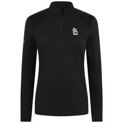 MLB St. Louis Cardinals Levelwear Women's Power Insignia 2.0 Quarter-Zip Pullover Top