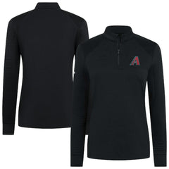 MLB Arizona Diamondbacks Levelwear Women's Power Insignia 2.0 Quarter-Zip Pullover Top