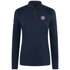 MLB Chicago Cubs Levelwear Women's Power Insignia 2.0 Quarter-Zip Pullover Top