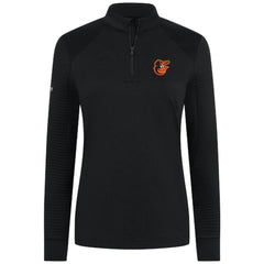 MLB Baltimore Orioles Levelwear Women's Power Insignia 2.0 Quarter-Zip Pullover Top