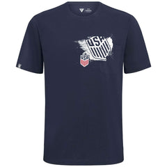 USMNT Levelwear Focal Blasted T-Shirt - Navy
