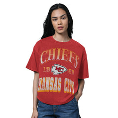 Starter Women's Oversized Hall of Fame T-Shirt - Kansas City Chiefs