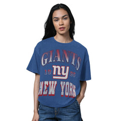 Starter Women's Oversized Hall of Fame T-Shirt - New York Giants