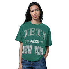 Starter Women's Oversized Hall of Fame T-Shirt - New York Jets