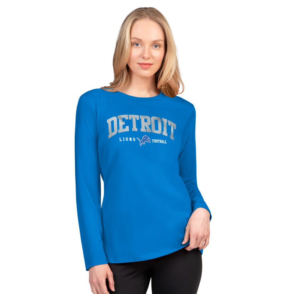 G-III 4Her by Carl Banks Women's Best Play Long Sleeve T-Shirt - Detroit Lions