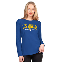 G-III 4Her by Carl Banks Women's Best Play Long Sleeve T-Shirt - Los Angeles Rams