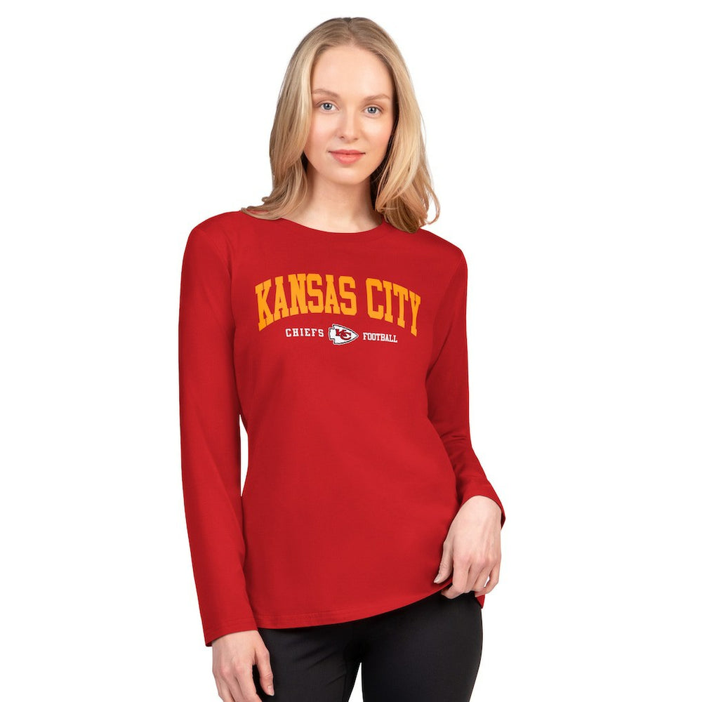 G-III 4Her by Carl Banks Women's Best Play Long Sleeve T-Shirt - Kansas City Chiefs