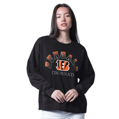 G-III 4Her by Carl Banks Women's Oversized Feud Sweatshirt - Cincinnati Bengals