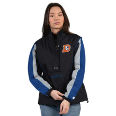Starter Women's Thursday Night Gridiron Half-Zip Jacket - Denver Broncos